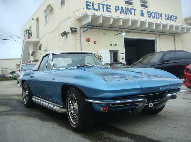 1965 Corvette Restoration by Elite Paint & Body Shop